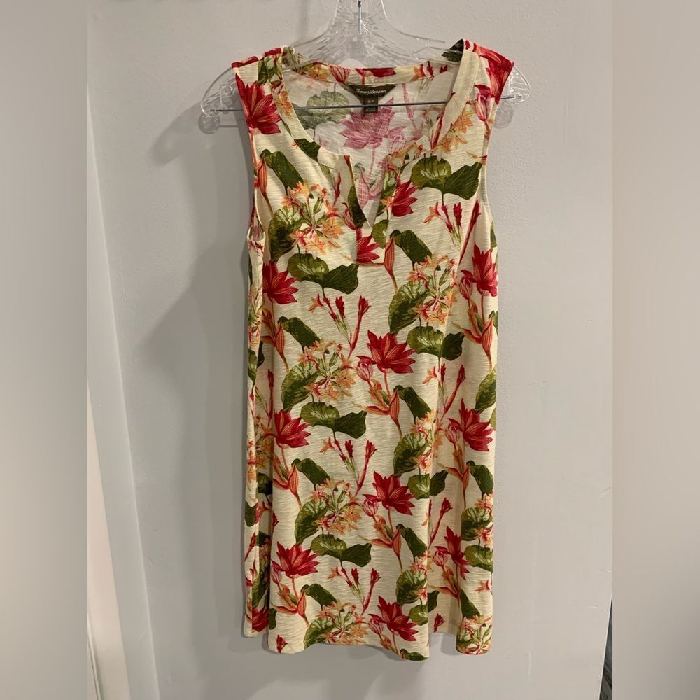 Tommy Bahama Floral Mini Dress - Red and Green